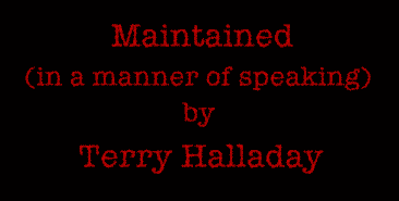 Maintained by Terry Halladay